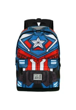 Karactermania Capitán América Tekk Costume Hs Fan 2.0ZainettoAzul Bambini Zaini E Astucci Scuola K3R53I0AQ-K11