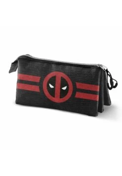 Karactermania Deadpool Lines TripleAstuccioBlack/Red Bambini Zaini E Astucci Scuola K3R53G00C-Q11