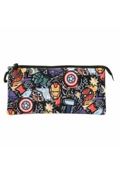 Karactermania Los Vengadores Fun Portatodo Triple FanAstuccioBlack Bambini Zaini E Astucci Scuola K3R53I03H-Q11