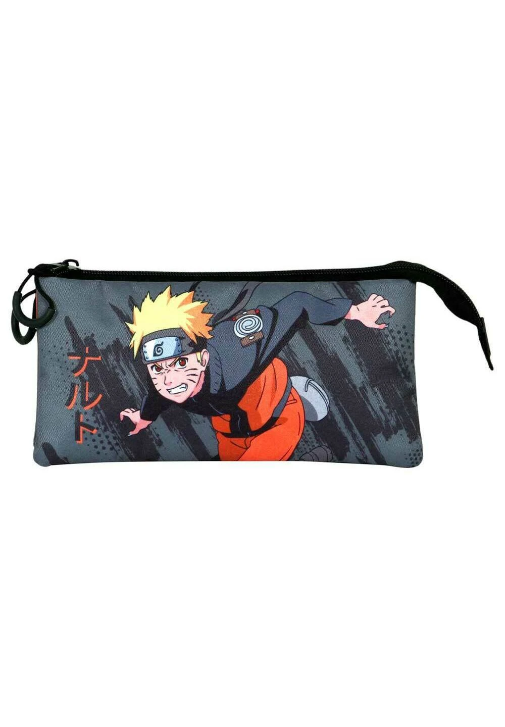 Karactermania Naruto Shuriken Portatodo Triple Fan 2 0AstuccioGris Bambini Zaini E Astucci Scuola K3R53P03I-C11