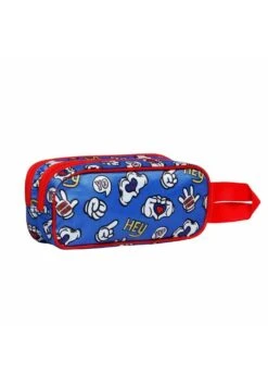 Karactermania Mickey Mouse Grins Estuche PortatodoDoble AzulAstuccioAzul Bambini Zaini E Astucci Scuola K3R53P02N-K11