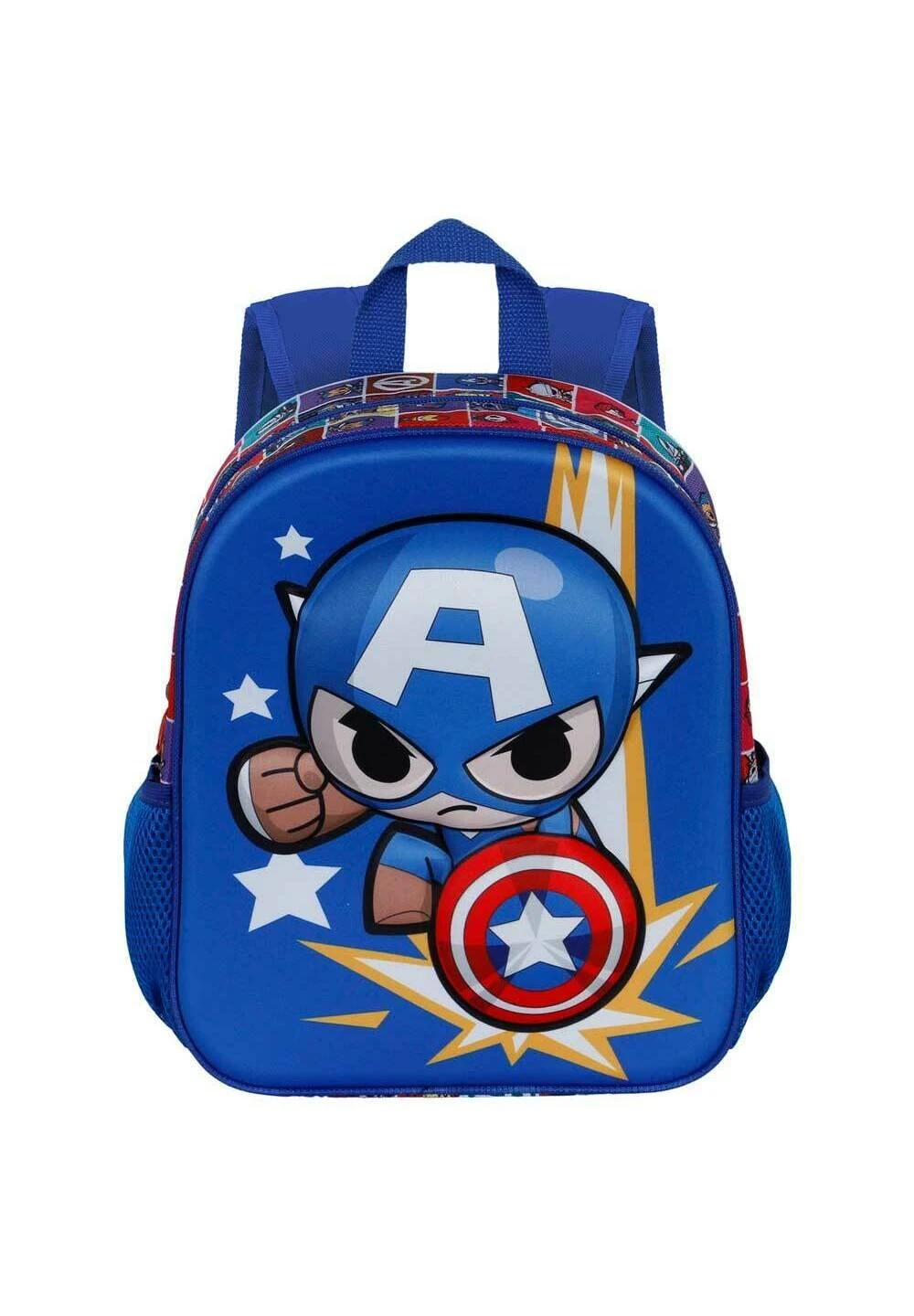 Karactermania Captain America Punch 3D Small - Zaino - Azul