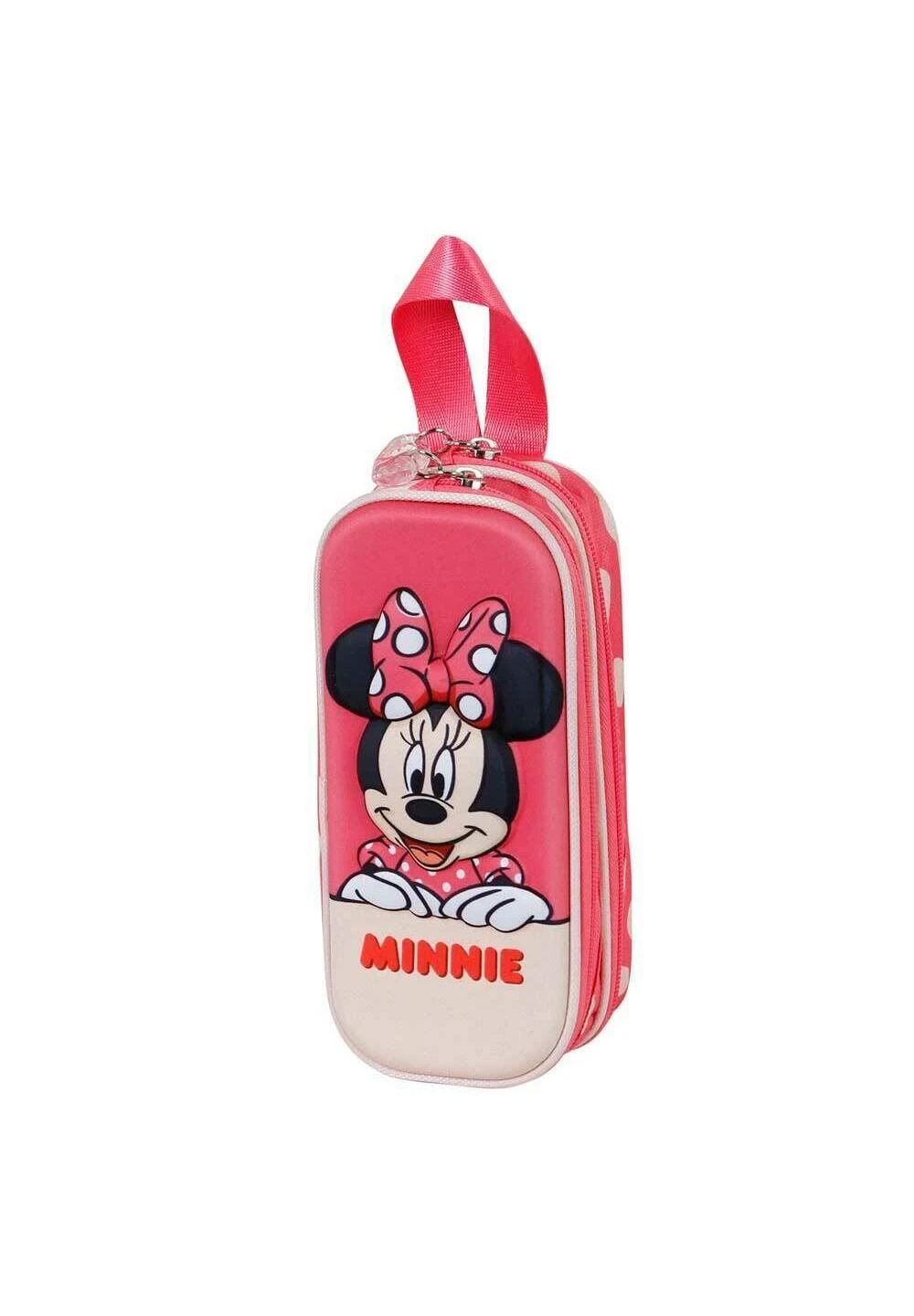 Karactermania Minnie Mouse Bobblehead Estuche Portatodo 3D DoblePortacellulareRosa Bambini Borse & Zaini K3R53I08B-J11 - immagine 4