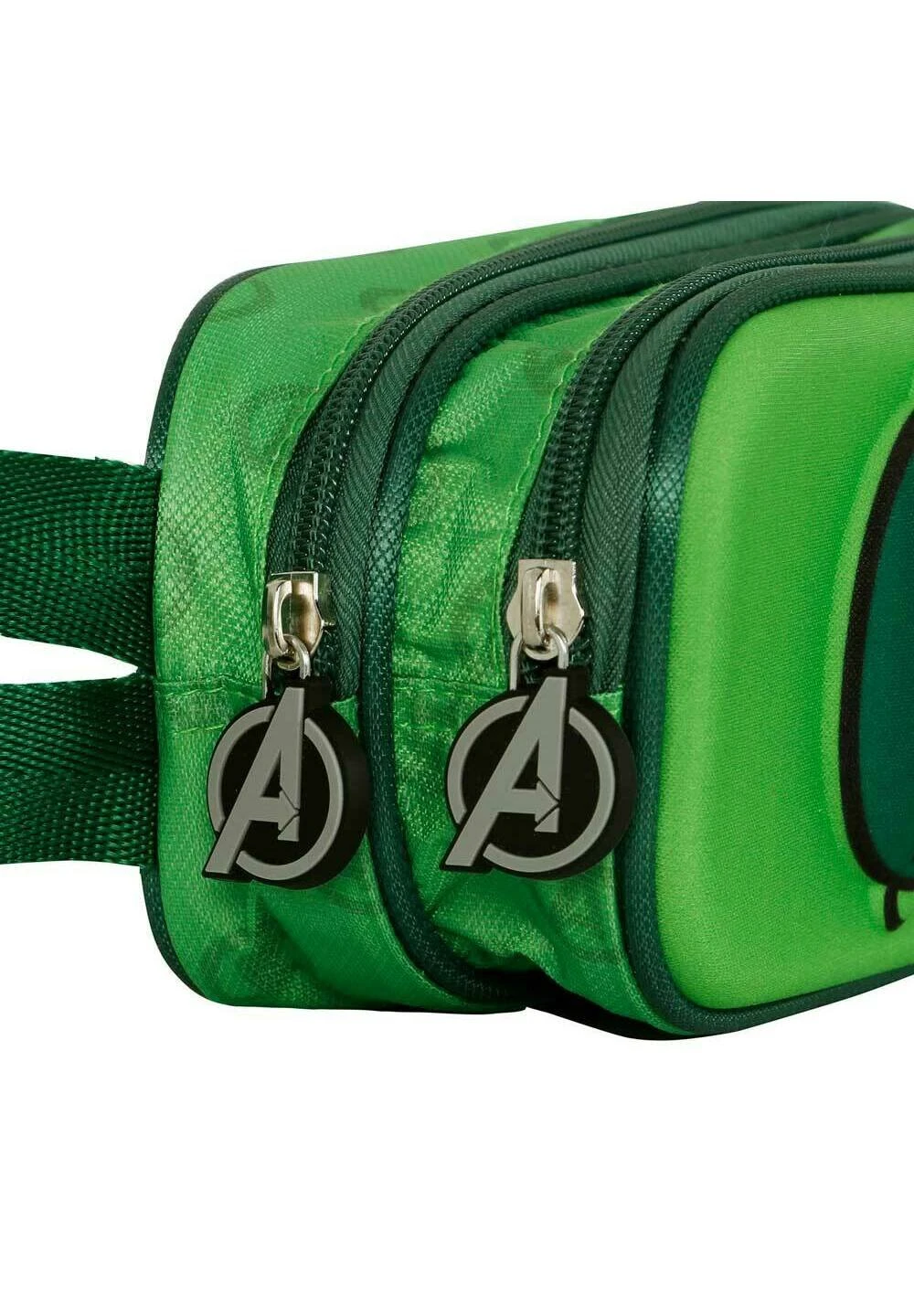 Karactermania Hulk Bobblehead 3D DobleAstuccioVerde Bambini Zaini E Astucci Scuola K3R53G00I-M11 - immagine 3