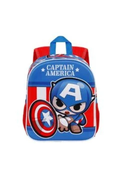 Karactermania Captain America Let'S Go 3D SmallZainoAzul Bambini Borse & Zaini K3R53P00L-K11