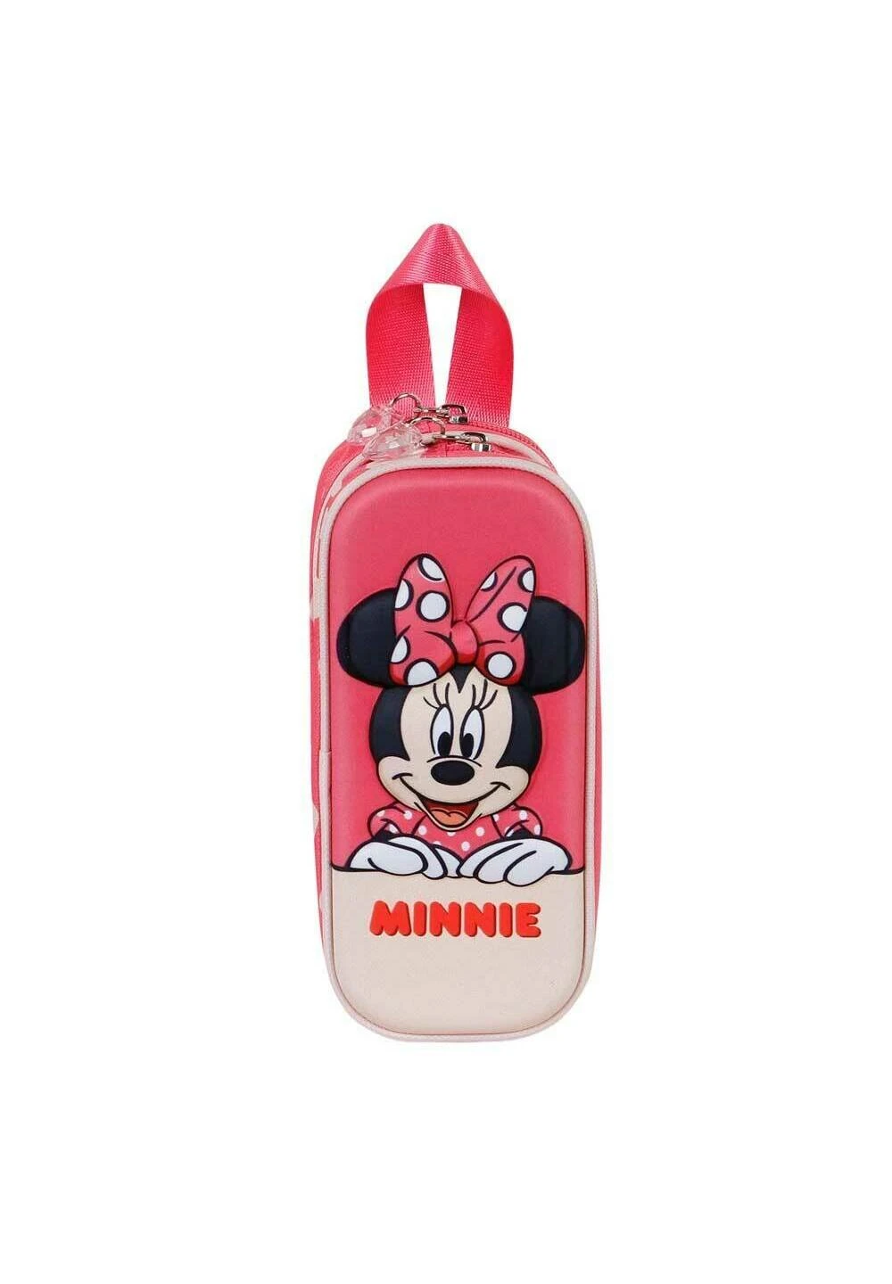 Karactermania Minnie Mouse Bobblehead Estuche Portatodo 3D DoblePortacellulareRosa Bambini Borse & Zaini K3R53I08B-J11
