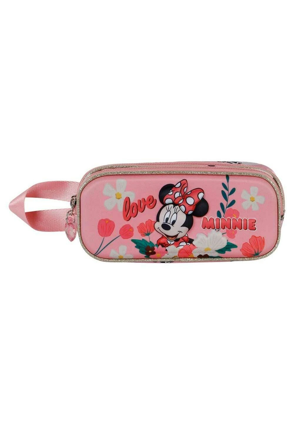 Karactermania Minnie Mouse Garden Estuche Portatodo 3D DobleAstuccioRosa Bambini Zaini E Astucci Scuola K3R53G00F-J11