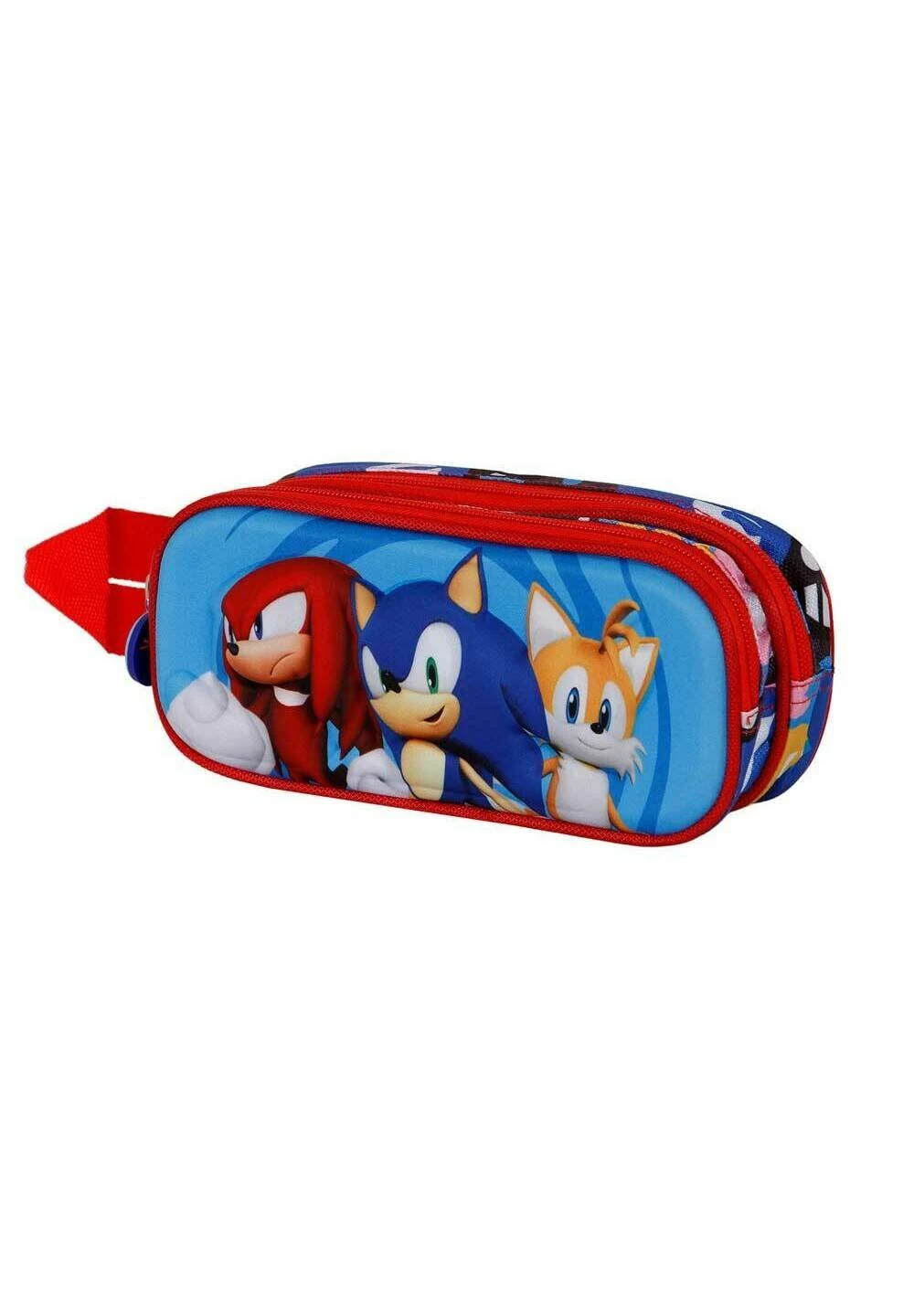 Karactermania Sega-Sonic Friends Estuche 3D DobleAstuccioAzul Bambini Zaini E Astucci Scuola K3R53P02W-K11 - immagine 4