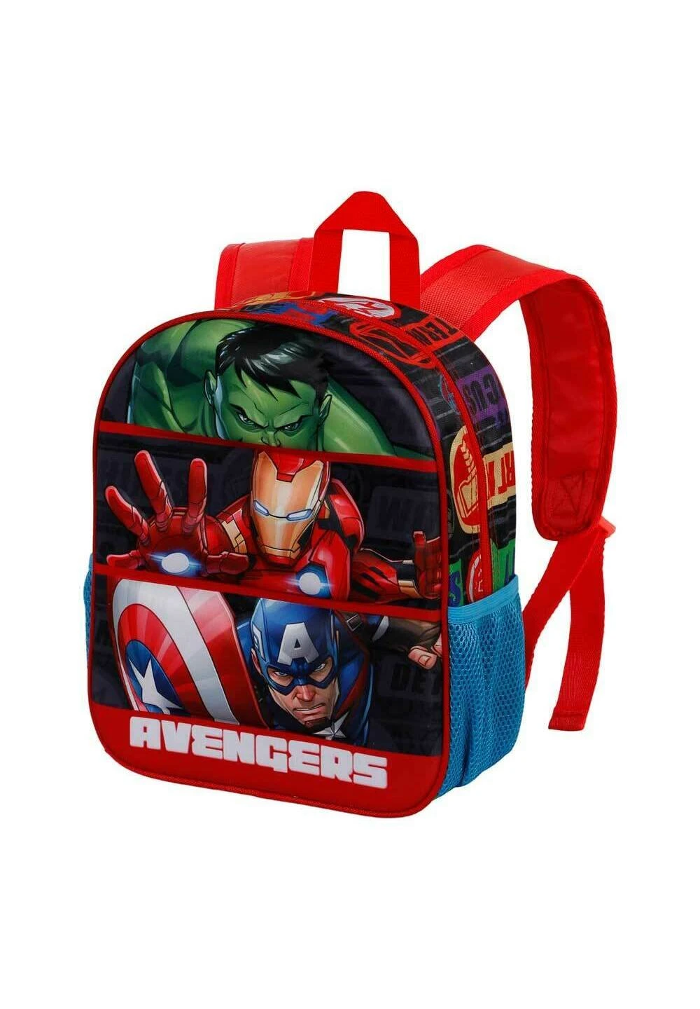 Karactermania Los Vengadores Union Mochila ZainettoRojo Bambini Zaini E Astucci Scuola K3R53P010-G11 - immagine 4