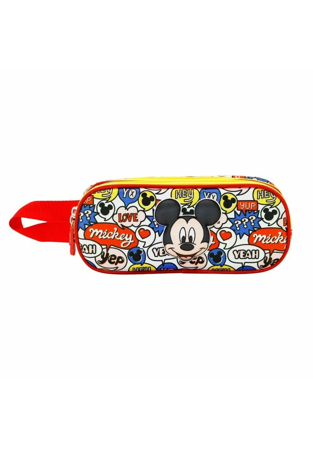 Karactermania Mickey Mouse Yeah 3D DobleAstuccioRojo Bambini Zaini E Astucci Scuola K3R53I090-G11