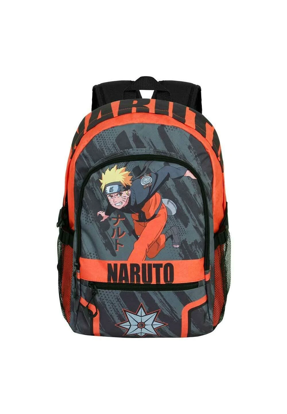 Karactermania Naruto Shuriken Fight Fan 2 0ZainettoGris Bambini Zaini E Astucci Scuola K3R53I09S-C11