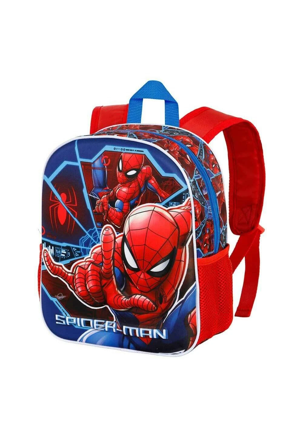 Karactermania Spiderman Brave 3D PequeñaZainettoAzul Bambini Zaini E Astucci Scuola K3R53I0FO-K11 - immagine 3