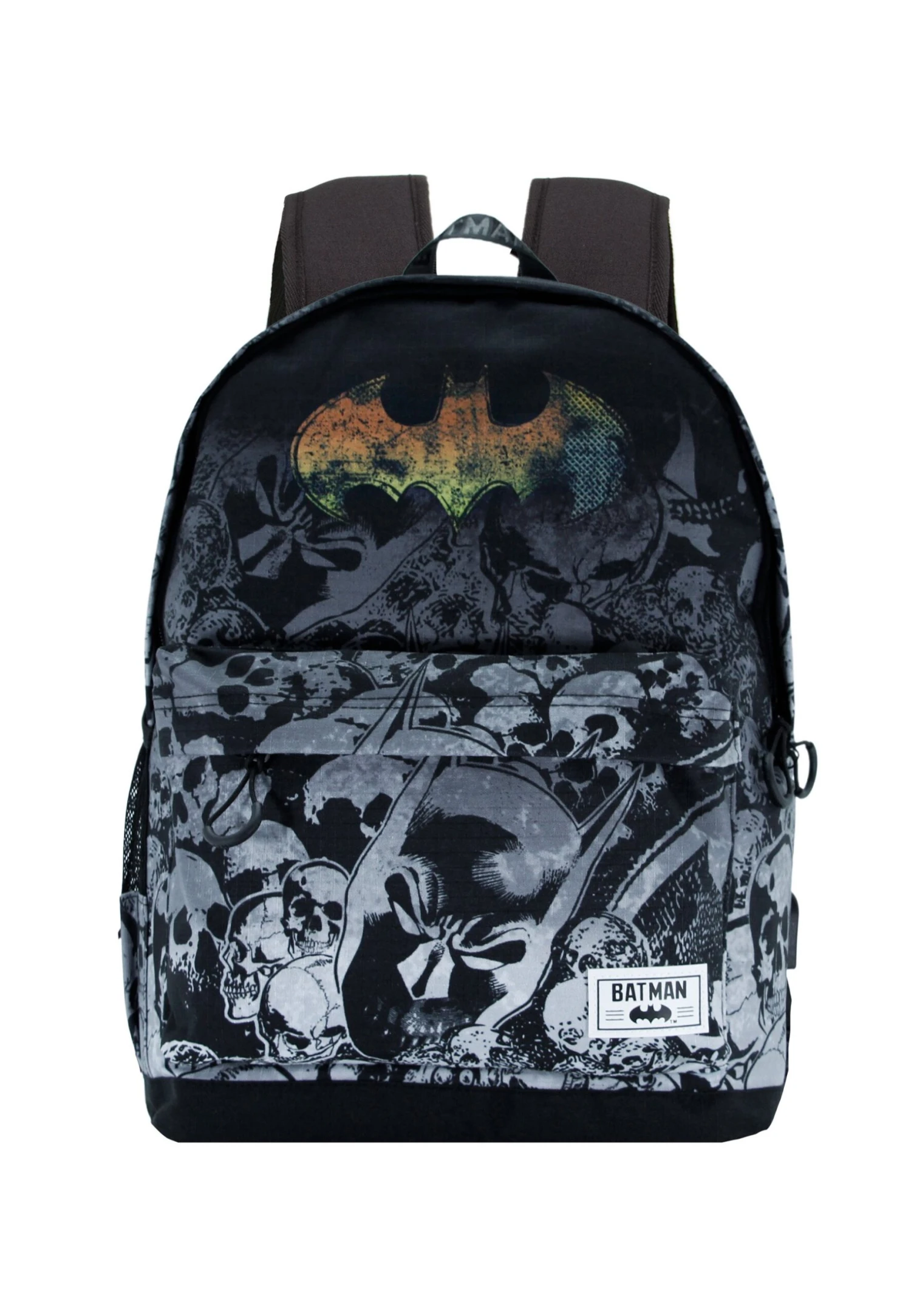 Karactermania Batman Skulls High SchoolZainoBlack Bambini Borse & Zaini K3R53I0CX-Q11