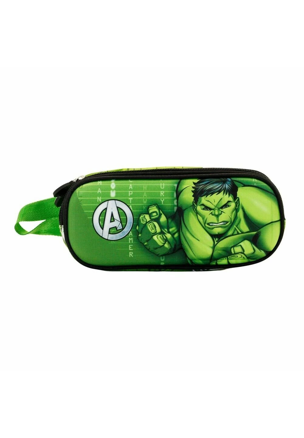 Karactermania Hulk Challenge Portatodo 3D DobleAstuccioVerde Bambini Zaini E Astucci Scuola K3R53I07Q-M11