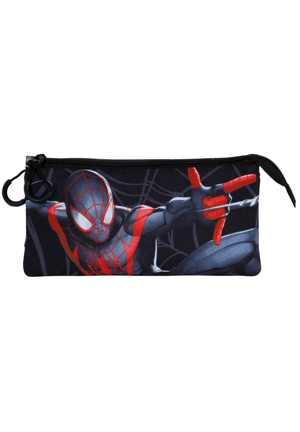 Karactermania Spiderman Miles Triple Fan 2 0AstuccioBlack/Red Bambini Zaini E Astucci Scuola K3R53I0BU-Q11