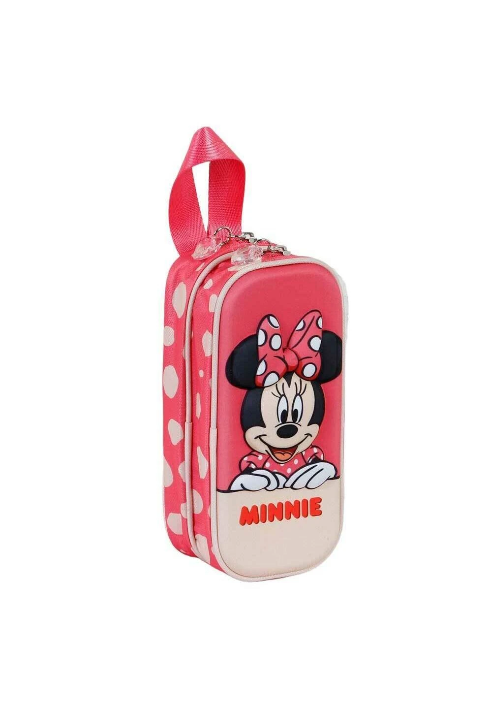 Karactermania Minnie Mouse Bobblehead Estuche Portatodo 3D DoblePortacellulareRosa Bambini Borse & Zaini K3R53I08B-J11 - immagine 5