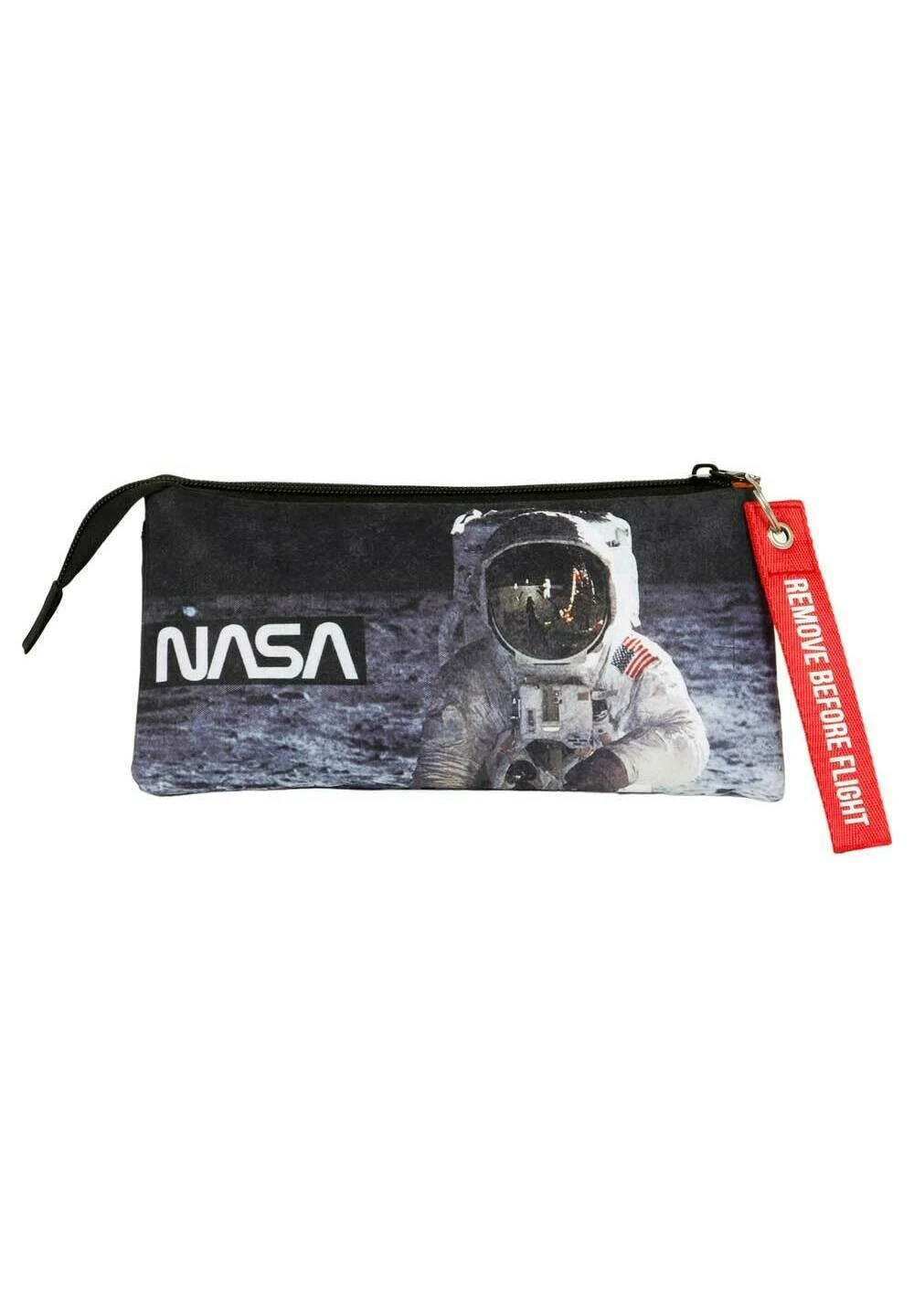 Karactermania Nasa Astronaut Triple Fan 2 0AstuccioBlack Bambini Zaini E Astucci Scuola K3R53I0BZ-Q11 - immagine 2
