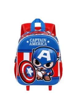 Karactermania Captain America Let'S Go 3D MiniTrolleyAzul Bambini Borse & Zaini K3R53I0F9-K11