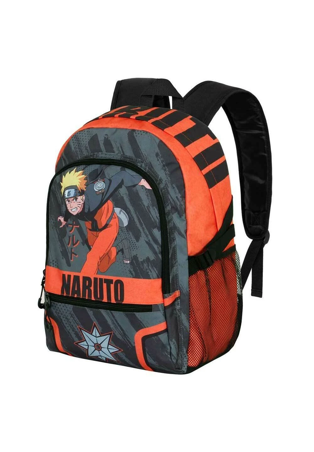 Karactermania Naruto Shuriken Fight Fan 2 0ZainettoGris Bambini Zaini E Astucci Scuola K3R53I09S-C11 - immagine 3