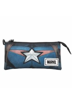 Karactermania Capitán América Chest Portatodo Triple HsAstuccioBlack Bambini Zaini E Astucci Scuola K3R53I07N-Q11