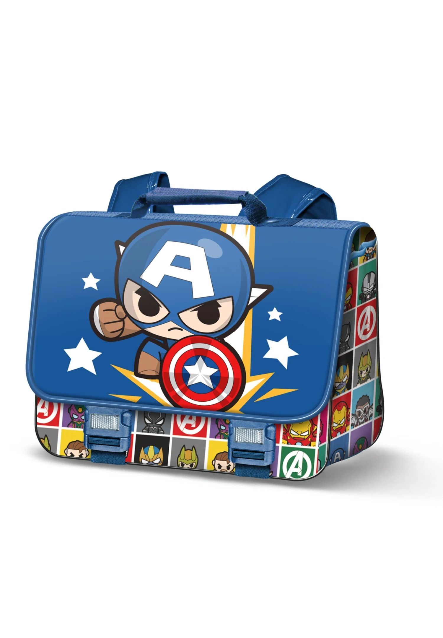 Karactermania Capitán América Punch Cartable - Zaino - Azul