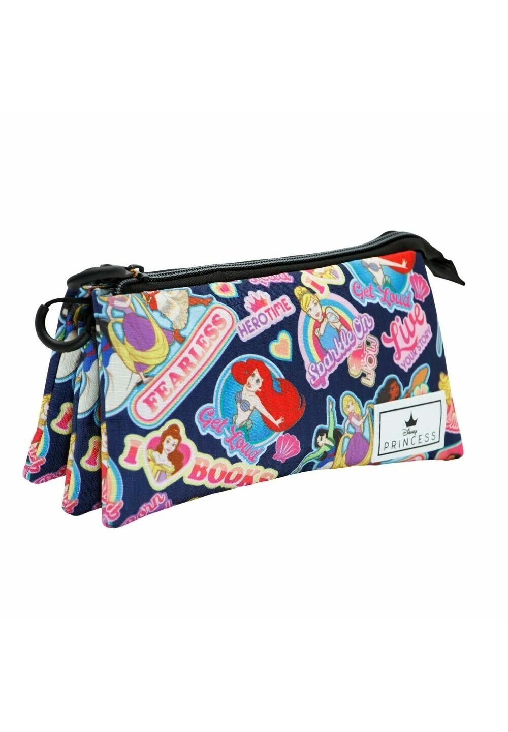 Karactermania Princesas Disney Fearless Triple HsAstuccioMulticolor Bambini Zaini E Astucci Scuola K3R53I095-T11 - immagine 3