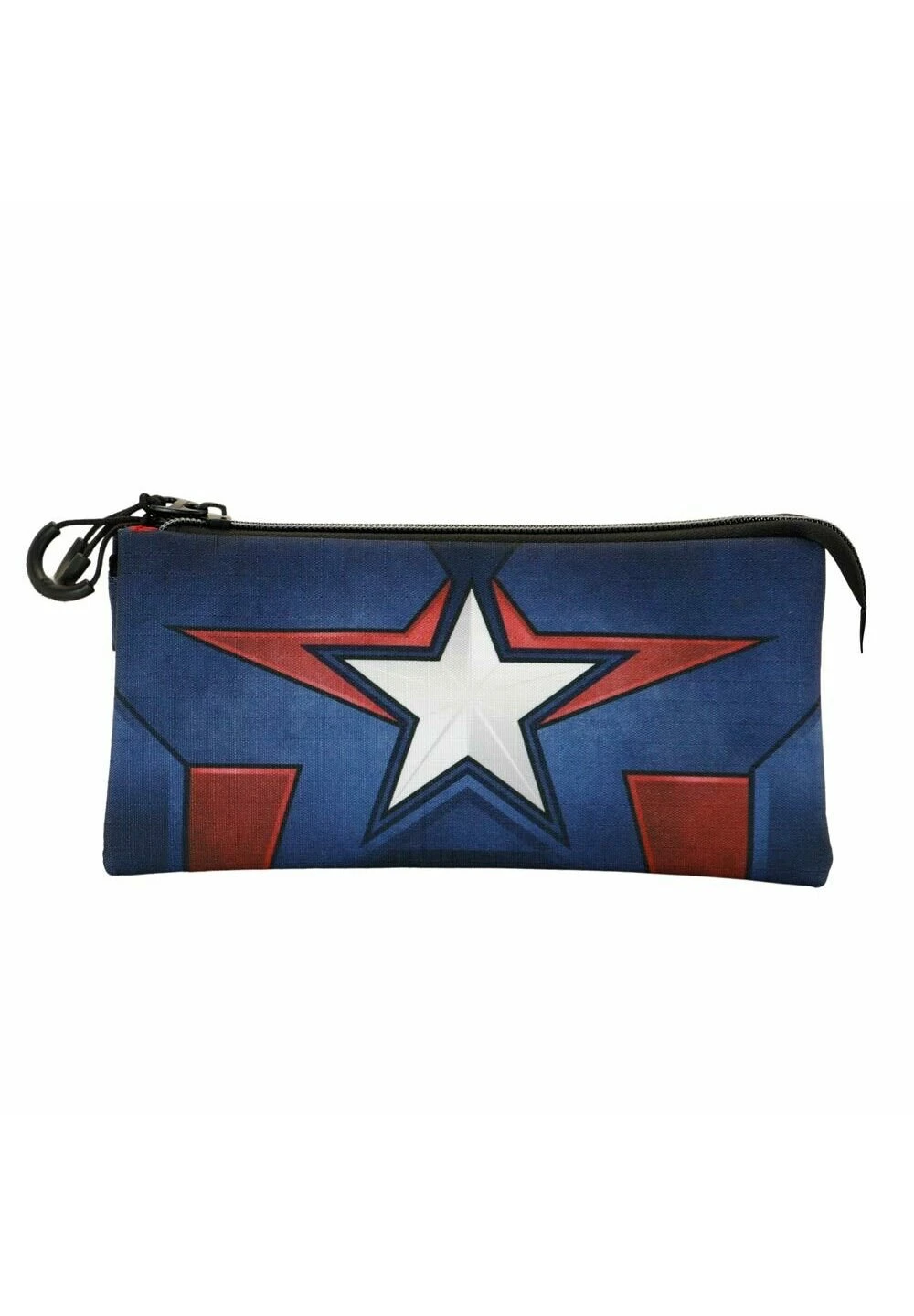 Karactermania Capitán América Courage Triple EcoAstuccioAzul Bambini Zaini E Astucci Scuola K3R53I04G-K11