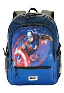 Karactermania Captain America Full Fight High School - Zaino - Azul