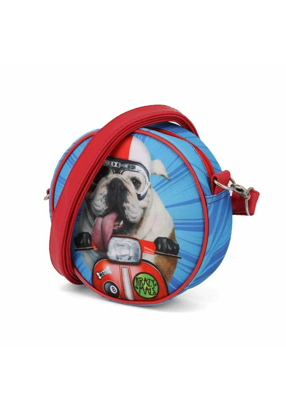 Karactermania Krazymals Bulldog Redondo - Borsa A Tracolla - Azul - immagine 3