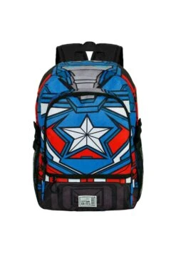 Karactermania Capitán América Tekk Costume Fight Fan 2 0ZainettoAzul Bambini Zaini E Astucci Scuola K3R53I09X-K11