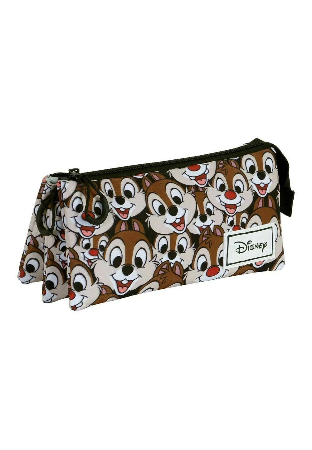 Karactermania Chip Y Chop Nut Portatodo Triple Fan AstuccioMarr贸n Bambini Zaini E Astucci Scuola K3R53I0C6-O11 - immagine 4