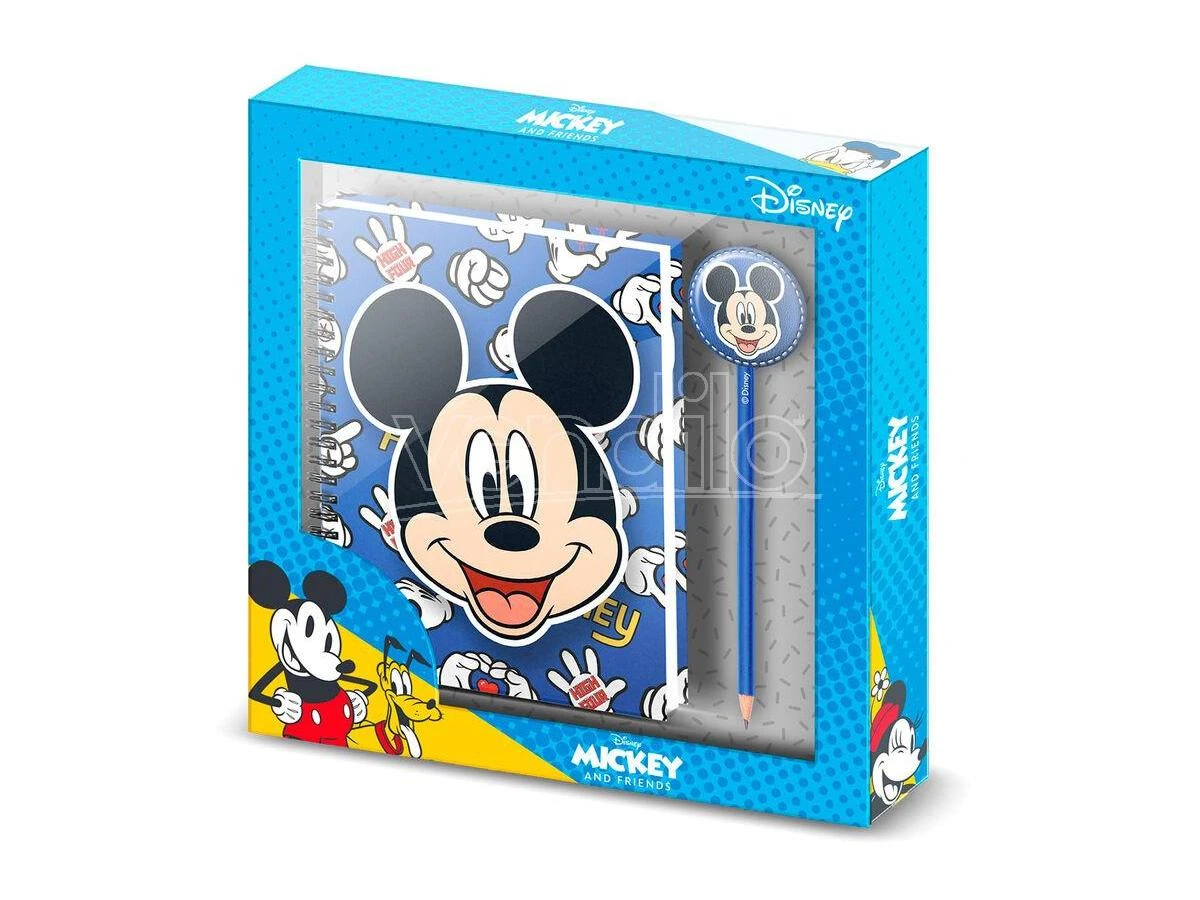 Disney Mickey Grins Set Agenda + Pencil Karactermania