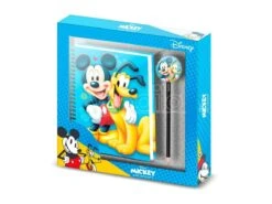 Disney Mickey Pluto Set Agenda + Pencil Karactermania