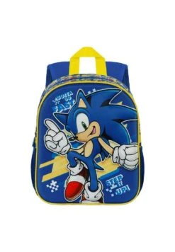 Karactermania Sega-Sonic Step MochilaZainettoAzul Bambini Zaini E Astucci Scuola K3R53I03S-K11