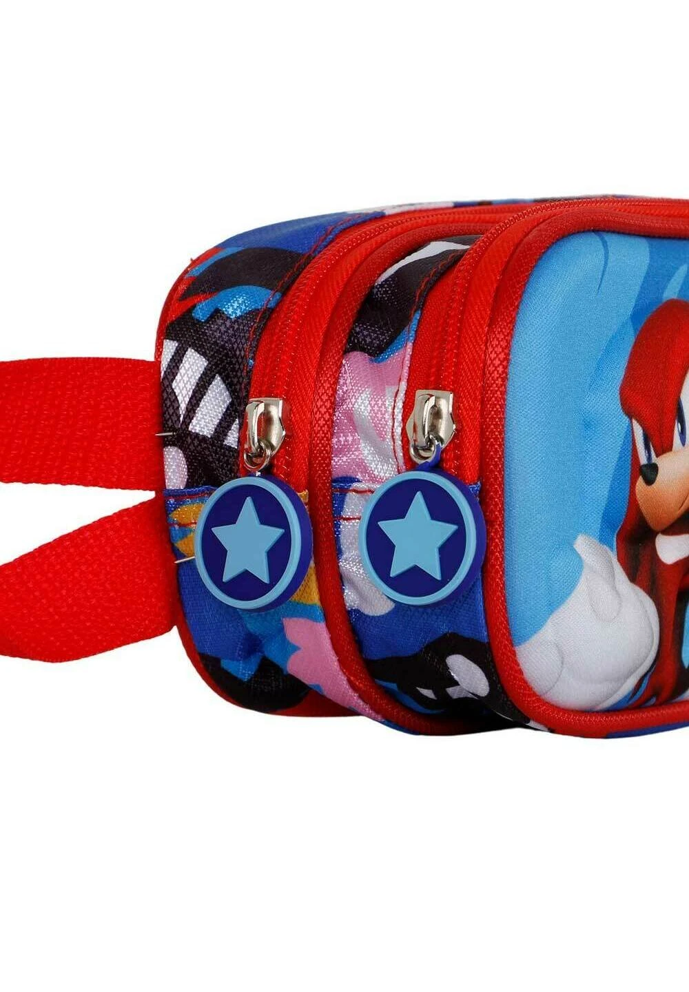 Karactermania Sega-Sonic Friends Estuche 3D DobleAstuccioAzul Bambini Zaini E Astucci Scuola K3R53P02W-K11 - immagine 3