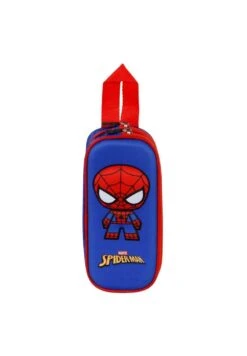 Karactermania Spiderman Bobblehead Portatodo 3D DobleAstuccioAzul Bambini Zaini E Astucci Scuola K3R53I07O-K11