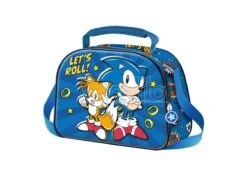 Sonic The Hedgehog Lets Roll 3d Borsa Per Il Pranzo Karactermania