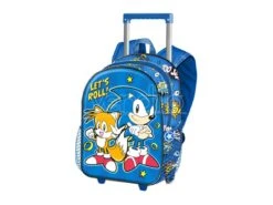 Sonic The Hedgehot Lets Roll 3D Trolley 34cm Karactermania