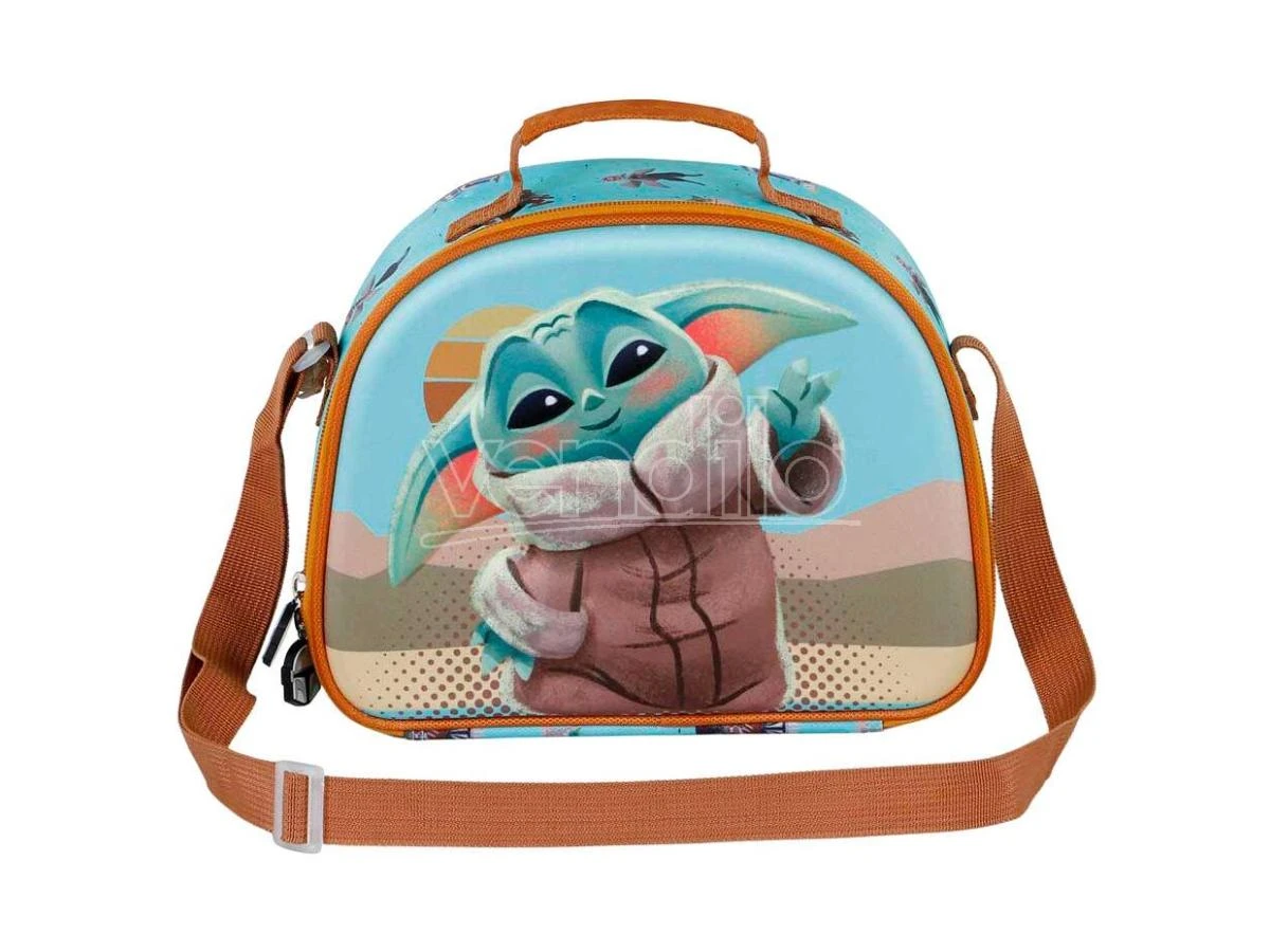 Star Wars The Mandalorian Grogu Say Hi 3d Borsa Per Il Pranzo Karactermania